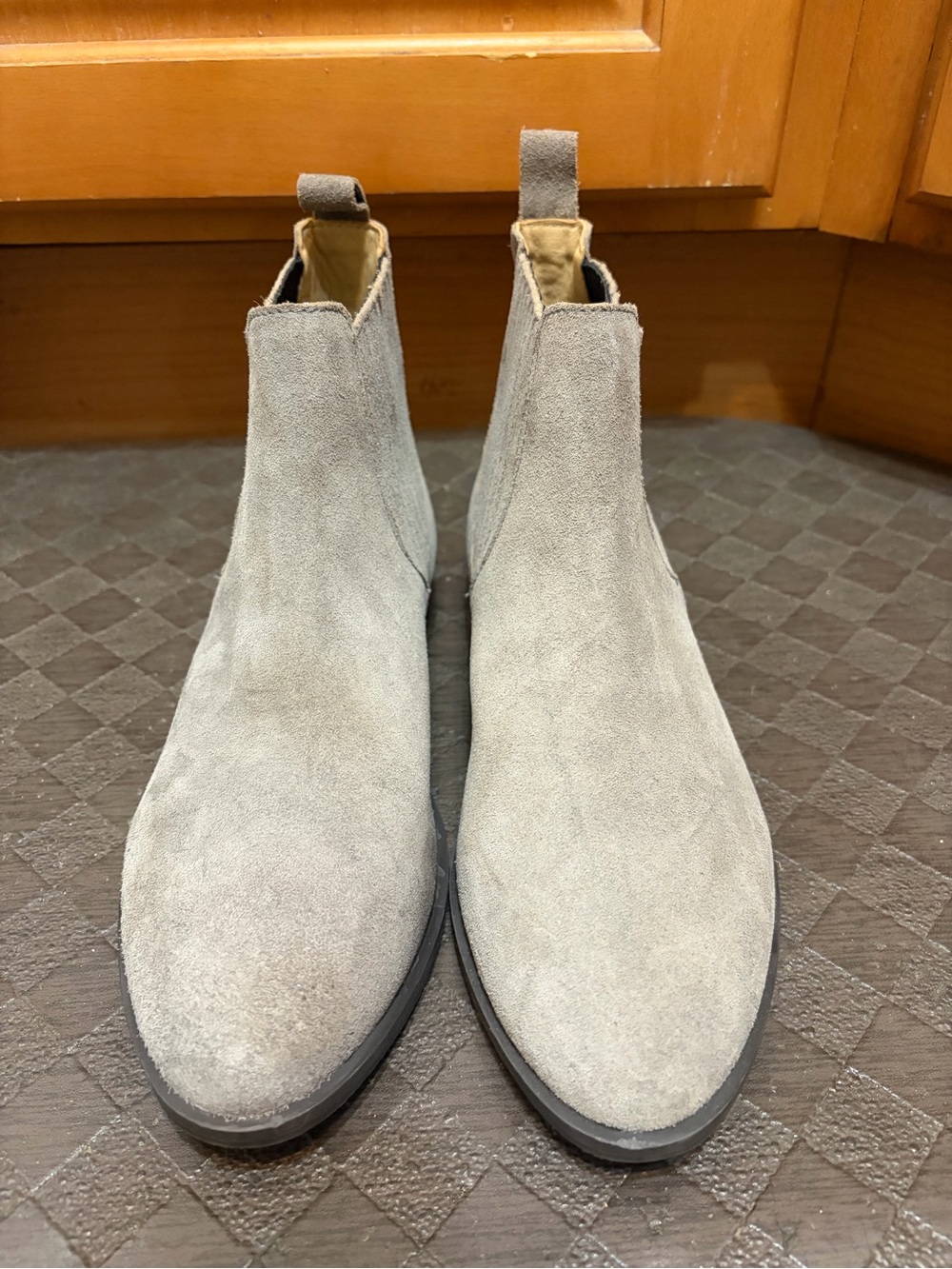 Jack Rogers Gray Suede Pippa Boots